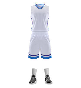 Combinaison de basket-ball personnalisée pour adultes et enfants, absorbant la transpiration, respirante, à séchage rapide, pour l'entraînement et la compétition, avec blocs de couleurs et lacets - Product Image 4