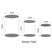 Support de toile de fond rond en alliage d'aluminium personnalisé avec housse en tissu, fond circulaire pour fête d'anniversaire et décoration d'événements