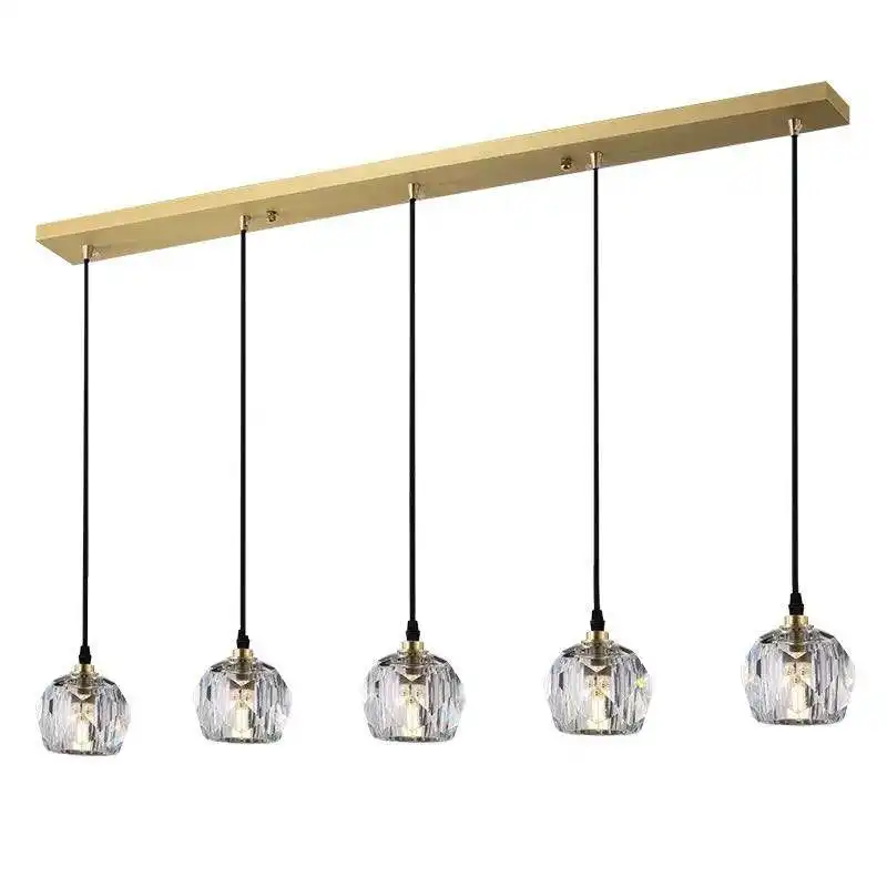 ออกแบบใหม่ปรับแสงเดนมาร์ก Creative Bar เคาน์เตอร์โคมไฟลูกบอลแก้วโคมไฟโคมระย้าโคมไฟเพดาน