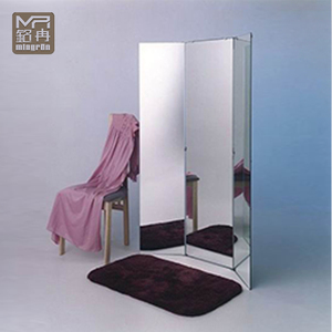Panel Divisor de Espacios Plegable de 3 Paneles con Espejo, Soporte Decorativo con Espejo - Product Image 3