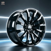 Jantes en alliage forgé 6x139.7 6 trous pour pick-up, SUV, tout-terrain, 18-28 pouces, noir brillant, multi-branches, monobloc