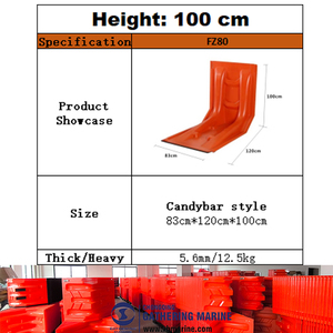 Barrières <span class=keywords><strong>de</strong></span> contrôle des inondations en plastique technique ABS rouge haute résistance avec verrouillage à ressort en acier inoxydable - Product Image 4