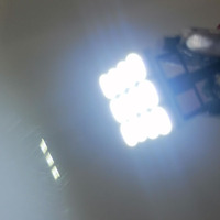 Ampoule LED de voiture intérieure blanche 12V en gros W5W 186 194 T10 12LED 12SMD 1206, accessoires d'éclairage latéral et de stationnement