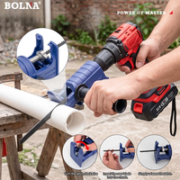 Adaptateur de scie sabre pour perceuse – Outil électrique portatif pour la découpe du bois et du métal avec lames de scie et poignée en acier