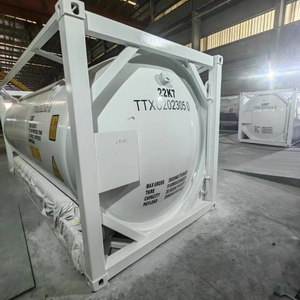 20FT T75 Vakuumisolierter Kryogener ISO-Tankcontainer mit Druckbehälter & Pumpe für LOX <span class=keywords><strong>LIN</strong></span> LAR LCO2 N2O - Product Image 4