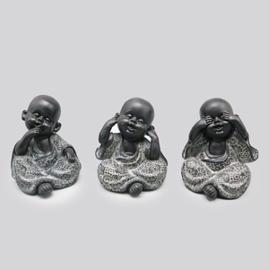 Estatua de Buda de bebé, Buda de bebé de poliresina, decoración de Mesa para el hogar - Product Image 5