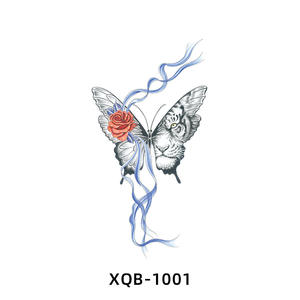 Vente en gros de tatouages temporaires écologiques <span class=keywords><strong>pour</strong></span> hommes tatouages demi-<span class=keywords><strong>bras</strong></span> d'animaux de poisson rouge faux tatouages étanches - Product Image 4