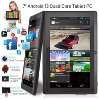 Nueva Tablet Económica de 7 Pulgadas con Procesador MTK de Cuatro Núcleos, 8 GB + 128 GB, Pantalla Táctil Capacitiva, 3000 mAh, WiFi, Cámara Dual, Tablet PC para Uso Profesional