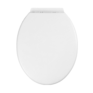 <span class=keywords><strong>Asiento</strong></span> de Inodoro <span class=keywords><strong>Redondo</strong></span> Moderno y Económico con Diseño Recto, Características Antiolor y Antideslizantes para Uso Doméstico en Baños, Hecho de PP - Product Image 4