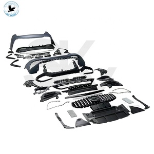 Kit de Carrocería para Automóvil <span class=keywords><strong>GLS</strong></span> <span class=keywords><strong>63</strong></span> <span class=keywords><strong>AMG</strong></span>, Venta Caliente <span class=keywords><strong>2021</strong></span>, para Mercedes Benz <span class=keywords><strong>GLS</strong></span> X167, Mejora de Parachoques Delantero y Trasero, Rejilla, Guardabarros - Product Image 5