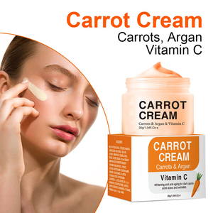 OEM ODM Carrot Extract Facial Cream Gentle Soothing Brightening Moisturizer Improve Dull <strong>Marks</strong> Calm Redness Daily Face Skin Care - Product Image 3