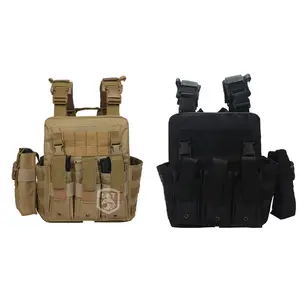 Factory Wholesale Plate Carrier Modular Tactical Tool Vest With Pock Tactical Chest Rig