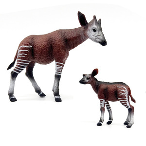 Set de Adornos de <span class=keywords><strong>Animales</strong></span> Salvajes Realistas de PVC Sólido Transfronterizos, Modelo de Gnu, Juguetes Educativos de Maternidad - Product Image 1