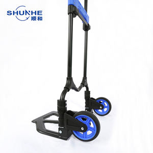 Chariot à main pliable en fer à 2 roues d'occasion, chariot pliable, chariot à bagages, vente chaude - Product Image 3