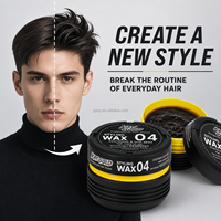 Cire coiffante à la kératine pour hommes, tenue forte, volume, texture, fini mat, coiffage professionnel réutilisable