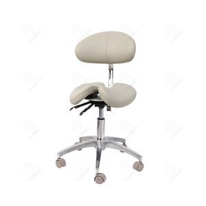 Aço Médico Dental Doctor Stool Hospital Ajustável Sela Ergonômica Doutor Cadeira para Dentista - Product Image 1