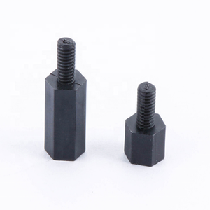 Entretoises hexagonales en nylon noir M2, M2.5, M3, M4, M5 – Entretoises mâles et femelles - Product Image 2