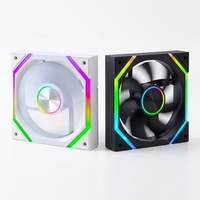 Ventilateur de refroidissement ARGB 120 mm pour boîtier PC gaming, 12 V, 3 broches, roulement fluide, faible bruit 17 dB(A) pour le refroidissement des boîtiers d'ordinateur