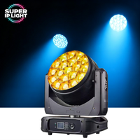 Luz Móvil LED Zoom Bee Eye de 19x30W, RGBW DMX512, Iluminación de Escenario para Eventos y Fiestas