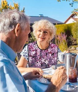 <strong>Adult</strong> <strong>Bibs</strong> - <strong>Bibs</strong> For <strong>Adults</strong> Women Eating Cloth For Elderly Seniors And Disabled Adjustable Terry <strong>Bib</strong> Clothing Protectors - Product Image 3