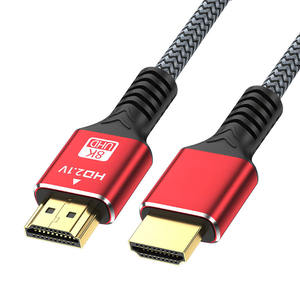 Câble HDMI vers <span class=keywords><strong>HMDI</strong></span> plaqué or UHD 8K 60hz 4K 120Hz 2.1 Câble HDMI 3D Cavo 1M 2M 3M Cabo 2.1 - Product Image 1