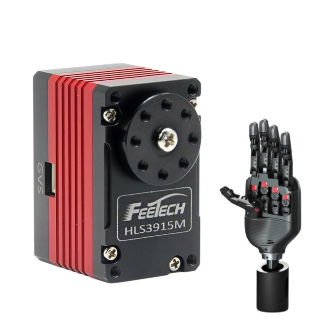 Torque Control 14kg.cm Coreless Motor Dual Shaft Robot Servo Feetech HLS3915  Robotic Arm Embodied Intelligence Dexterous Hand