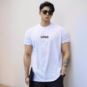 All'ingrosso T-shirt sportiva ad asciugatura rapida a maniche corte da uomo vestiti estivi da corsa magliette da Fitness per gli uomini - Product Image 1