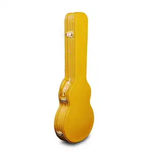 Crush Velvet Leather Instrument Bass Guitar Case Le S <span class=keywords><strong>Paul</strong></span> étui rigide en bois pour <span class=keywords><strong>guitare</strong></span> électrique - Product Image 1