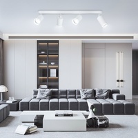 Haute qualité GU10 ajuster Led Spot lumières tête mobile Spot/couloir plafond Spot lumière intérieur plafonniers/projecteurs