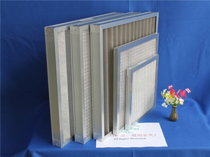 Tùy Chỉnh Công Nghiệp Trung Bình Kim Loại Lưới Bảng Điều Chỉnh Lọc Đồng Bằng Dệt Crimped Lưới Bộ Lọc Trước Mới Eu2 Lớp Hiệu Quả 95% - Product Image 2