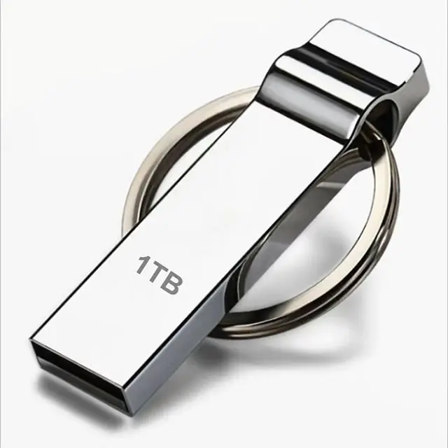 Clés USB en gros UDP clé USB mini en métal 1 2 4 8 16 32 64 100 120 128 gigaoctets lecteurs flash personnalisés 64 gigaoctets