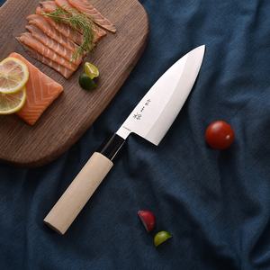 AMSZL-Cuchillo Sashimi Profesional para Sushi Japonés, <span class=keywords><strong>Bocho</strong></span> Súper Afilado de Alta Calidad para Uso en Cocina, 6 Pulgadas - Product Image 1