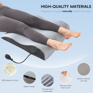 YUE RISE Proveedor Mayorista de Cojín Ergonómico de Espuma Viscoelástica con Bomba de Aire para Mejorar el Flujo Sanguíneo y Soporte para Piernas - Product Image 3
