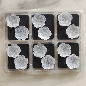 Cuarzo Esmerilado Hecho a Mano con Forma de Rosa de 20mm 22mm 24mm F8 - Product Image 6