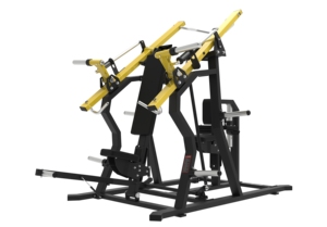 Machine de musculation commerciale Iso-latérale à charge libre pour pectoraux/dos, incluse presse inclinée assise pour pectoraux et machine à tirage haute pour dos, en acier, avec système de sécurité - Product Image 5