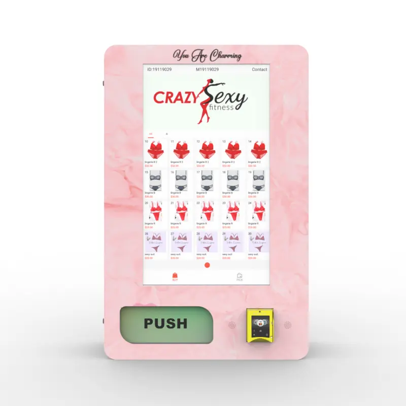 Adult Products Pencil Pen Gesichts erkennung Zahlung Qr Code Pay Sanitary Pad Vending Machine