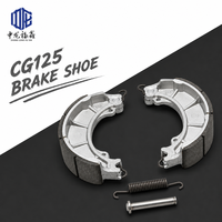 Kit de plaquettes de frein pour moto CG125, ensemble de frein à tambour, pièces de rechange 125cc 70cc, qualité supérieure pour Honda CG125