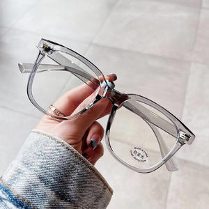 Montura de Gafas Rectangulares T3-30142, TR90, Lentes de PC con Protección Anti Luz Azul, Unisex, Montura Completa, Remaches Cuadrados Irregulares - Product Image 3