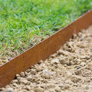 Rapport coût-performance élevé Construction simple Bordure de <span class=keywords><strong>jardin</strong></span> en acier Corten Weathering Bordure en acier pour de grandes surfaces - Product Image 6