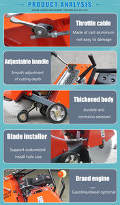 High Quality Saw <b>Cutter</b> Road <b>Cutter</b> Machine for Wholesales - Product Image 6