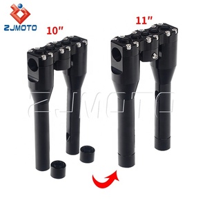 สไตล์คลับ1 "25มม. แฮนด์บาร์10" + 1 "เพิ่มขึ้นสำหรับ Harley Dyna Street BOB fxbb Sportster XL ซอฟต์เทลแฮนด์ตรง - Product Image 2