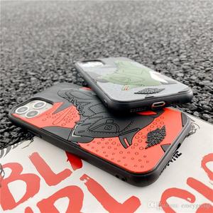 صندوق أحذية رياضية فاخر مضيء لهاتف أبل أيفون 16 14 13 11 برو X XS XR ماكس 7 8 بلس AJ6 غطاء سيليكون ثلاثي الأبعاد كوكيه - Product Image 6