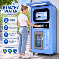 Máquina Expendedora de Agua Automática de Alta Resistencia con Cuerpo de Acero Inoxidable para Instalación en Portones de Zonas Residenciales
