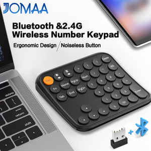 2.4G Dual-Mode Numeric Keypad Rechargeable <b>Keyboard</b> Multi-Device 36-Keys Number USB Keypad for Accounting <b>Office</b> and Business - Product Image 2