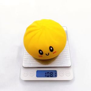 Wholesale Bun-shaped Promotional Toy Cute Dumpling Buns Baozi Squishy Stress Ball Smile Face Steamed Bun <b>Fidget</b> Toy with Steamer - Product Image 6