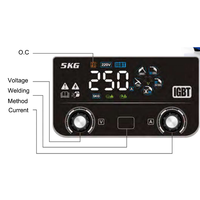 Soudeuse à arc mini MIG/MAG/TIG/MMA sans gaz, nouvelle, acceptable pour l'OEM, 220V, inverseur CC, 200A, machine à souder COSTAR