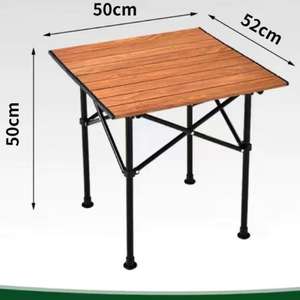 Petite <span class=keywords><strong>table</strong></span> carrée <span class=keywords><strong>pliante</strong></span> <span class=keywords><strong>pour</strong></span> l'extérieur <span class=keywords><strong>Table</strong></span> <span class=keywords><strong>et</strong></span> <span class=keywords><strong>chaise</strong></span> de <span class=keywords><strong>camping</strong></span> portable en acier au carbone <span class=keywords><strong>Table</strong></span> de pique-nique <span class=keywords><strong>et</strong></span> de barbecue <span class=keywords><strong>pour</strong></span> voiture <span class=keywords><strong>et</strong></span> voyage sur la route - Product Image 6