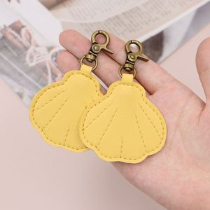 <b>Cute</b> Yellow Shell Keychain Seashell Beach Keychain Bag Charms Seashell Charms <b>Keyring</b> Bag Decors - Product Image 4
