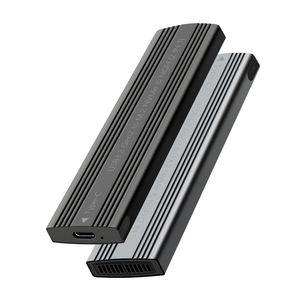 M.2SSDエンクロージャーNVMESATAデュアルプロトコルSSD-USBアダプターUSBC <span class=keywords><strong>3.2</strong></span> Gen2 10GbpsPCIe外付けソリッドステートドライブケース - Product Image 1