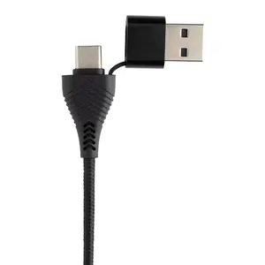 Hub USB Link in bambù riciclato, gadget sostenibili - Product Image 3